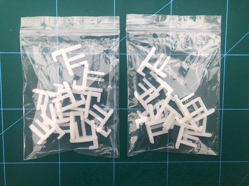 Caravan window blind end clips - window,